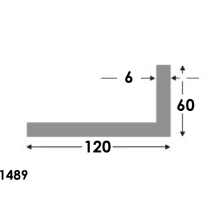 Hoekprofiel 120x60x6.0 brute