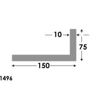 Hoekprofiel 150x75x10.0 brute