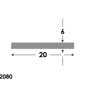 Platstaf 20x6.0 brute