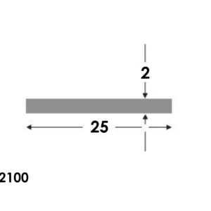 Platstaf 25x2.0 brute²