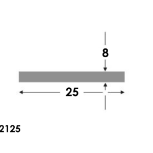 Platstaf 25x8.0 brute