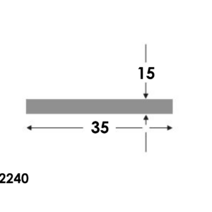 Platstaf 35x15.0 brute