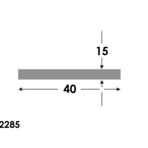 Platstaf 40x15.0 brute