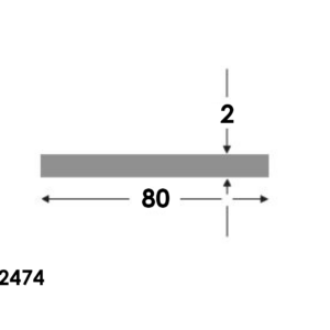 Platstaf 80x2.0 brute