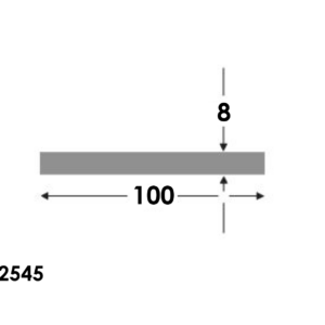 Platstaf 100x8.0 brute