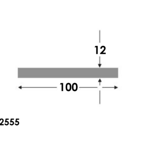 Platstaf 100x12.0 brute