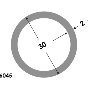 Ronde buis 30x2.0 brute