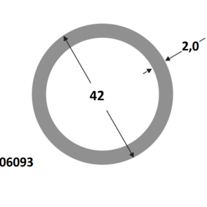 Ronde buis 42x2.0 brute