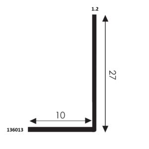 Randafwerking L10 anod 4100 zilver (+T)