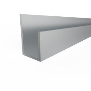 Aluminium U-profiel 80x125x80x8.0mm - Onbehandeld