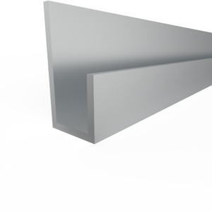 Aluminium U-profiel 80x160x80x10.0mm - Onbehandeld